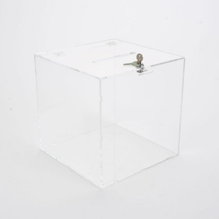 cubo trasparente plexi