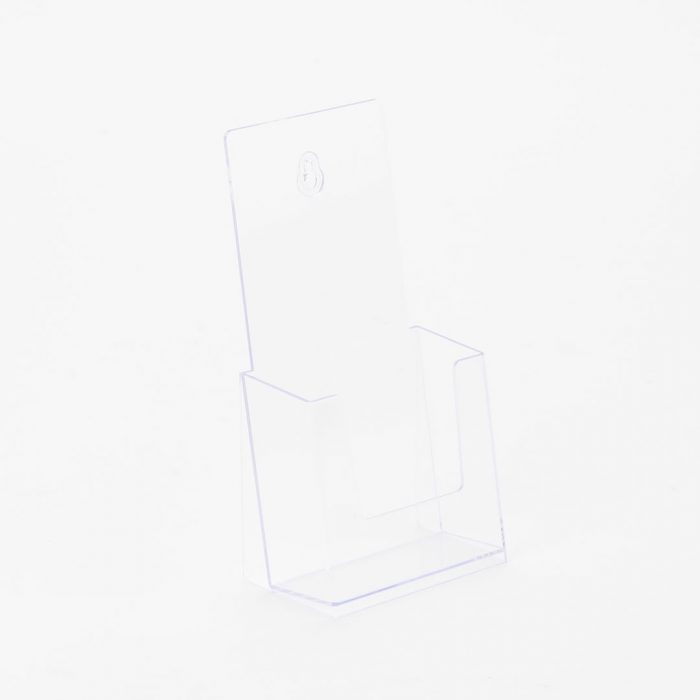porta depliant da banco plexiglass trasparente