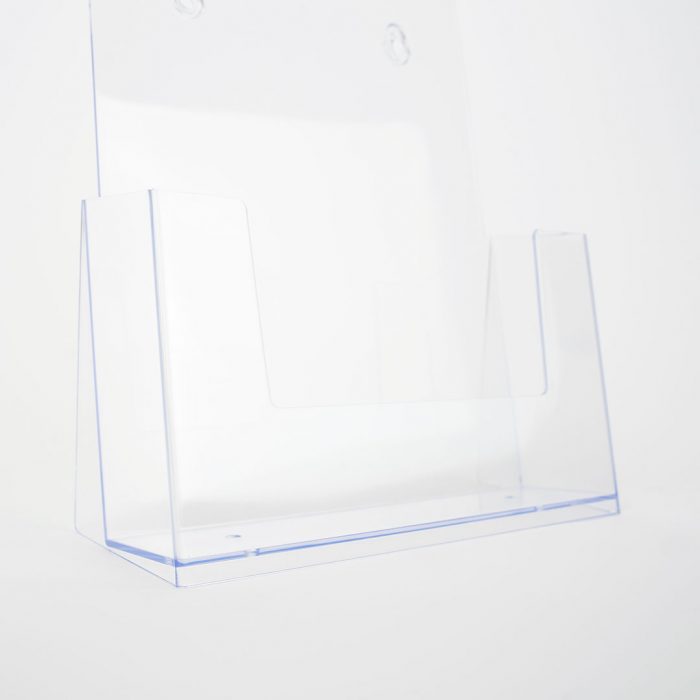 porta depliant dettaglio plexiglass