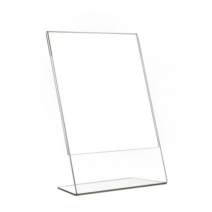 S porta avvisi A4 verticale da banco