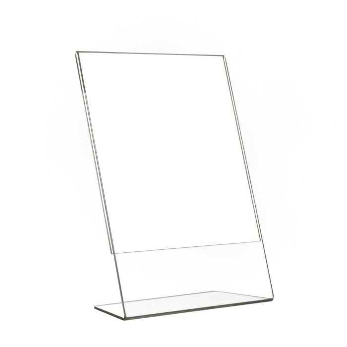 S porta avvisi A4 verticale da banco