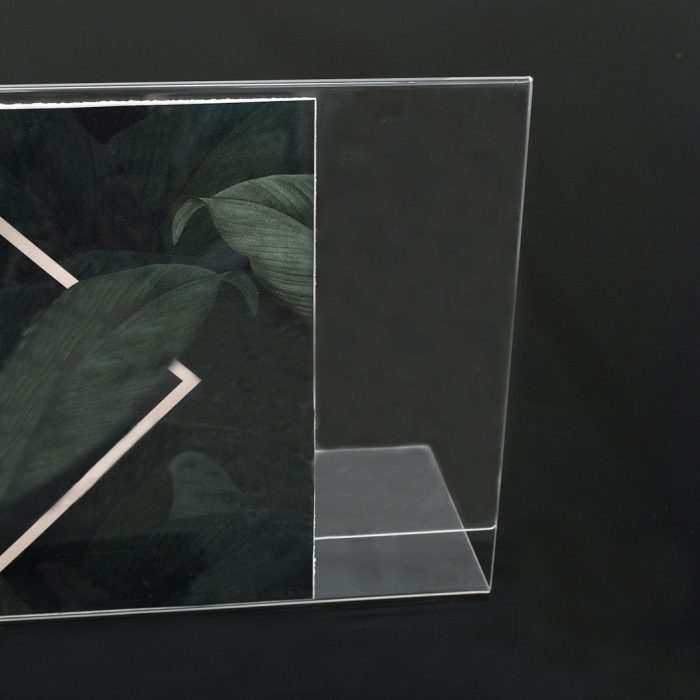 S porta avvisi da banco inplexiglass