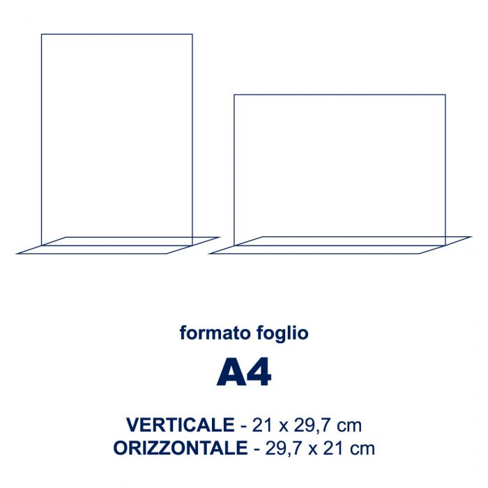 porta avvisi ristorante f.to A4 verticale