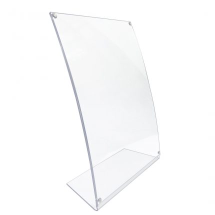 porta avvisi da banco curvo base A4