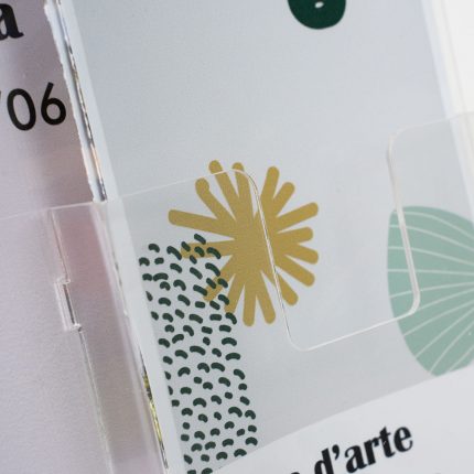 porta avvisi banco con tasca A4