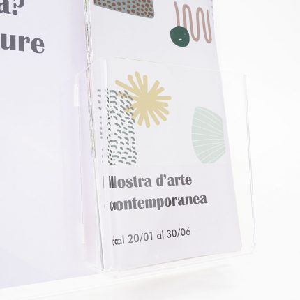 porta avvisi A4 tasca porta deplaint