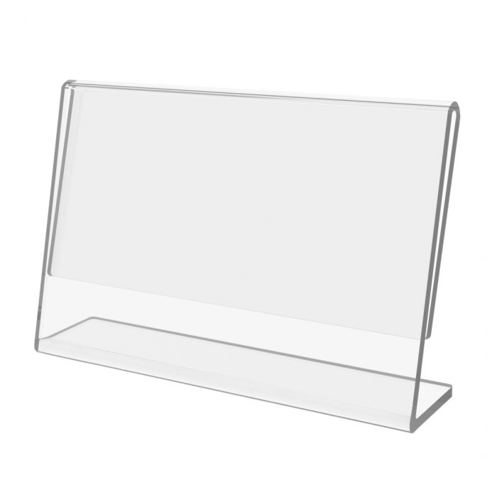 segnaposto da banco in plexiglass bifacciale