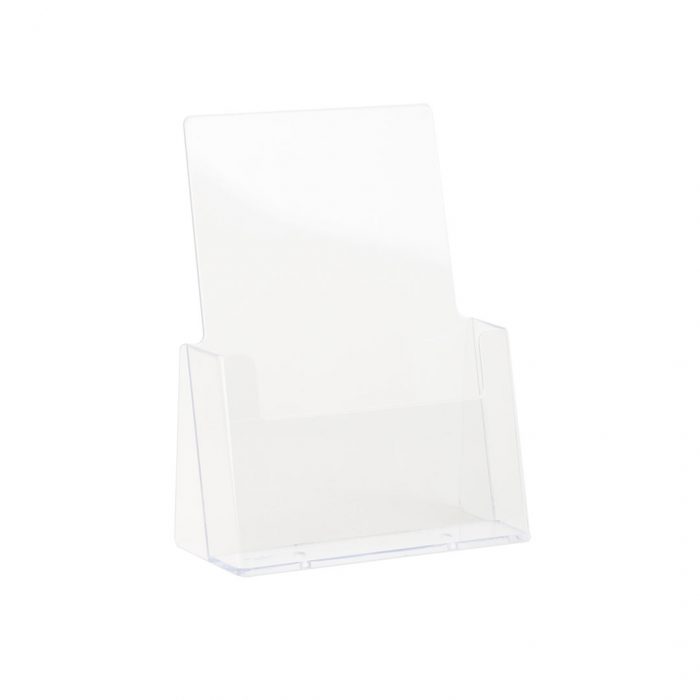 porta depliant in plexiglass formato a5 1 tasca