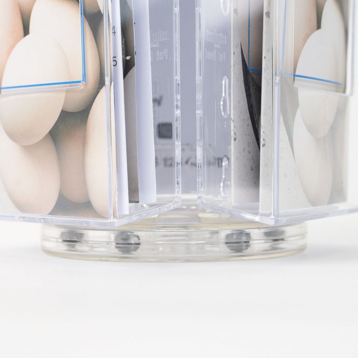 porta deplian girevole in plexiglass da banco