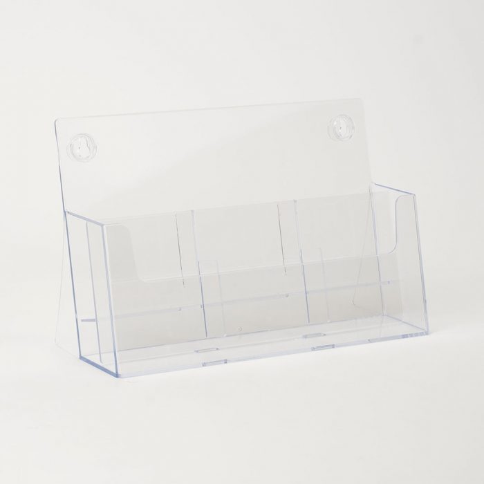 porta depliant 6 tasche plexiglass 13 a4