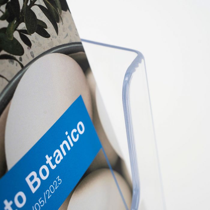porta depliant da banco trasparente 13 a4