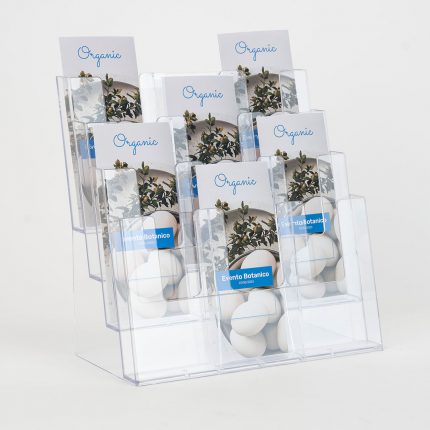 porta depliant 12 tasche trasparente 13 a4
