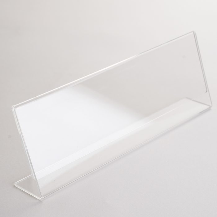 porta menu monofacciale da tavolo in plexiglas