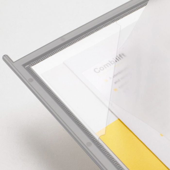 Leggio a libro da banco/parete con 10 pagine bifacciali f.to A4 verticale (20 tasche totali) - immagine 5