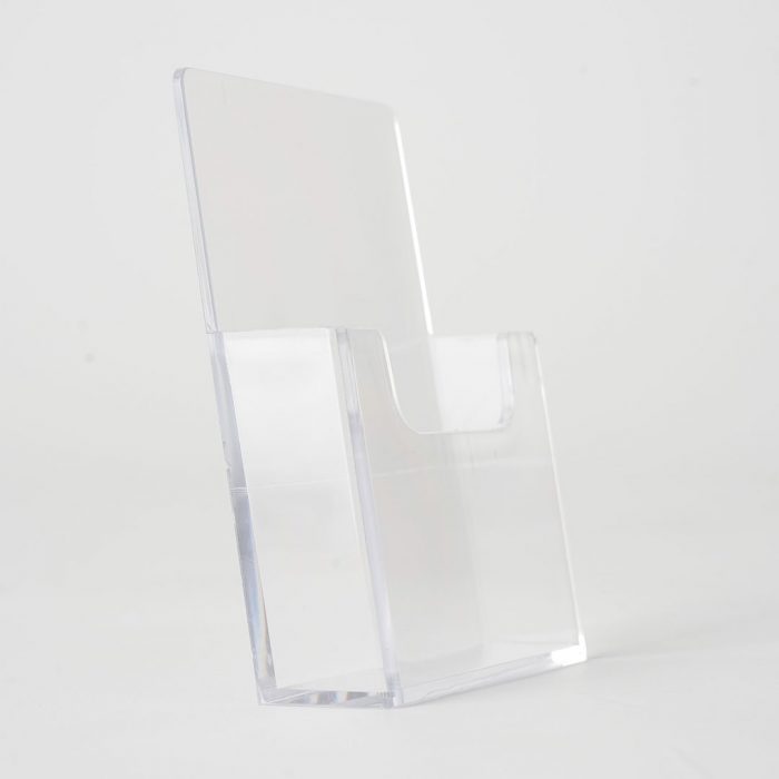 porta biglietti da visita in plexiglass trasparente verticale