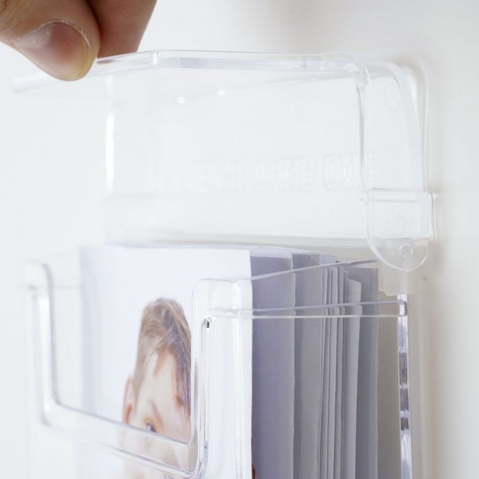 Porta depliant da esterno  f.to 1/3 A4 verticale - immagine 3