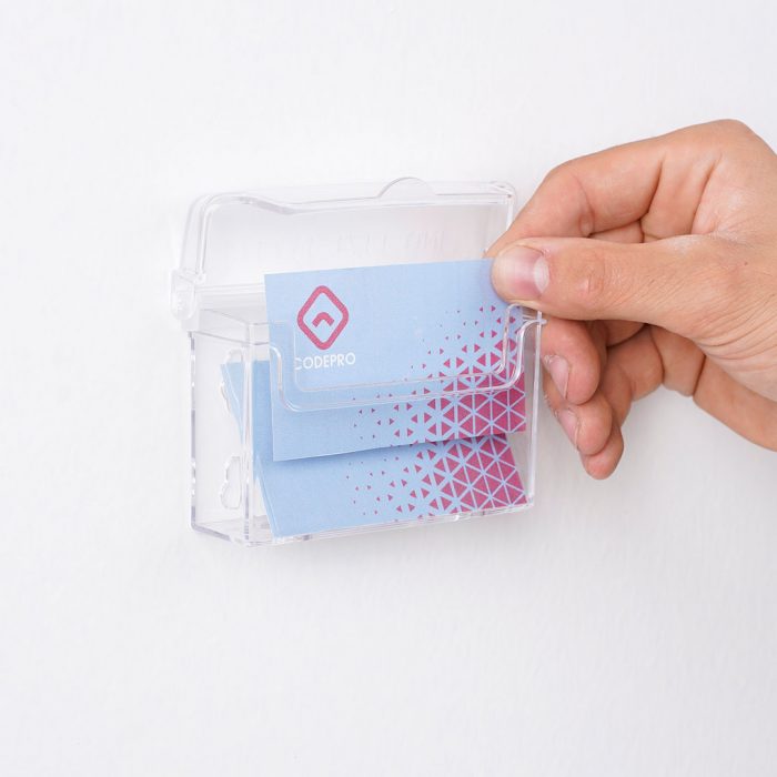 Porta biglietti da visita per esterno f.to 93x50 mm - immagine 3