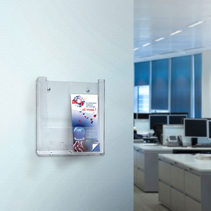 Porta depliant da parete a 1 tasca - immagine 2