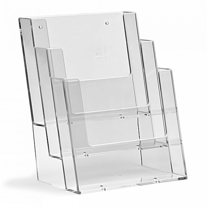 Porta depliant da parete a 3 tasche - immagine 7