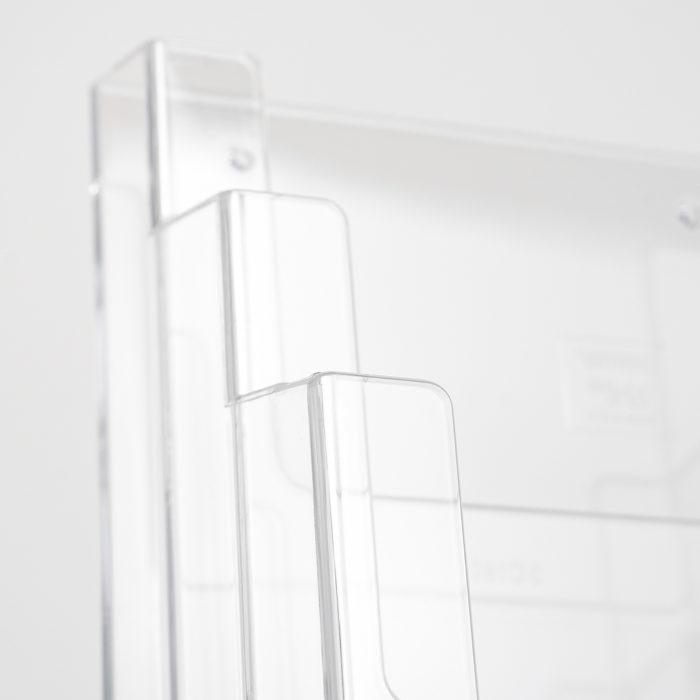 Porta depliant da parete a 3 tasche - immagine 5