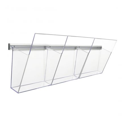 barra in alluminio per tasche con binario