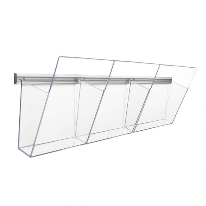 barra in alluminio per tasche con binario