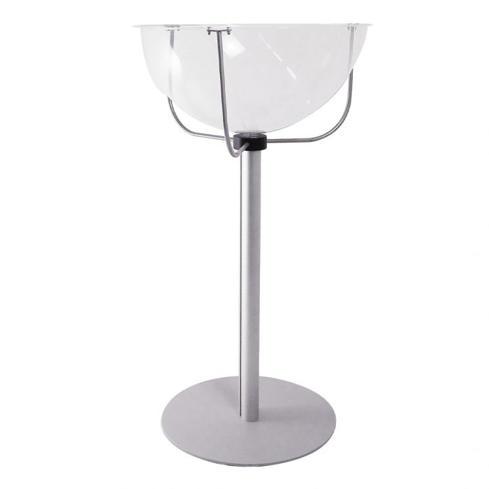 bancarella 3 bracci mezza sfera plexiglass