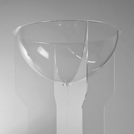 bancarella plexiglass dettaglio