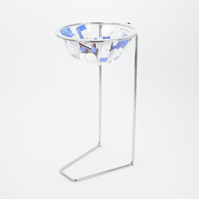 bancarella smontabile mezza sfera plexiglass trasparente