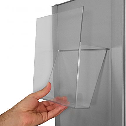 espositore porta depliant monofacciale tasca