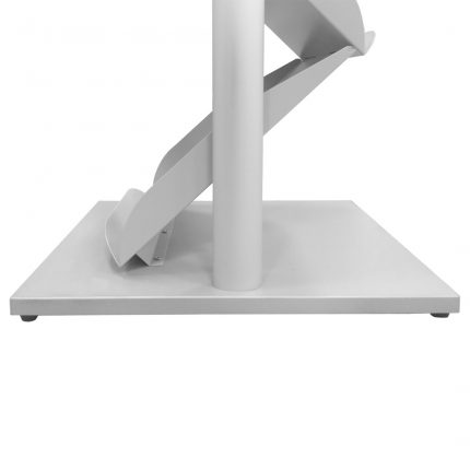 espositore porta depliant 6 ripiani base piatta