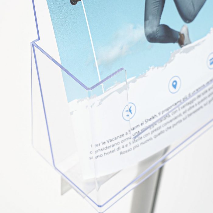porta depliant in plexi