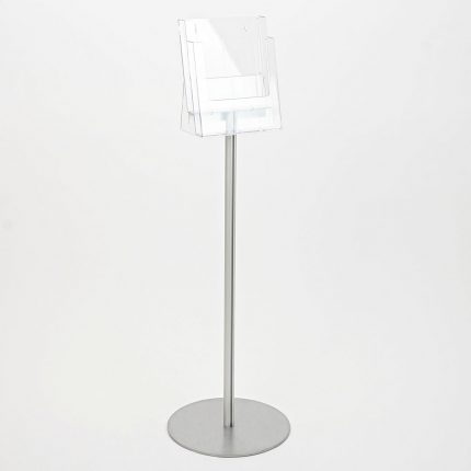 porta autoportante depliant acrlico trasparente 2 tasche a4