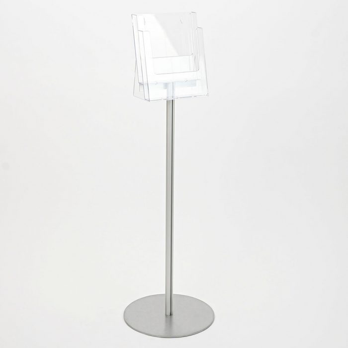 porta autoportante depliant acrlico trasparente 2 tasche a4