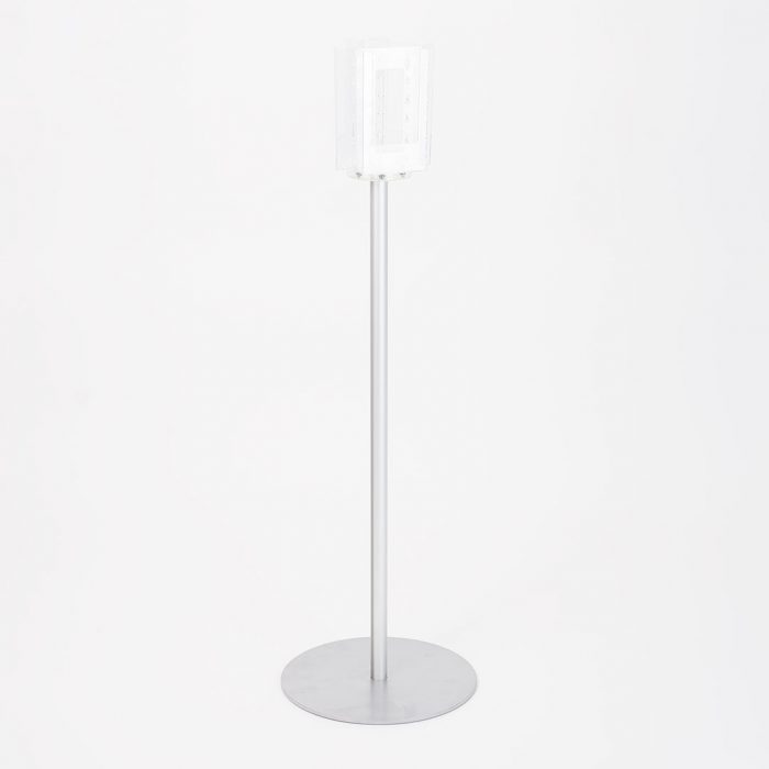 girevoli in plexiglass autoportante con struttura in accicio