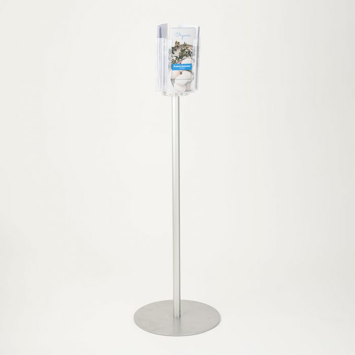 porta depliant in plexiglass girevole 3 A4