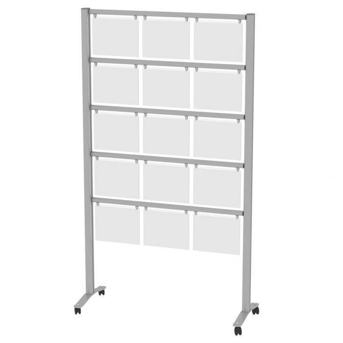espositore carellabile porta avvisi