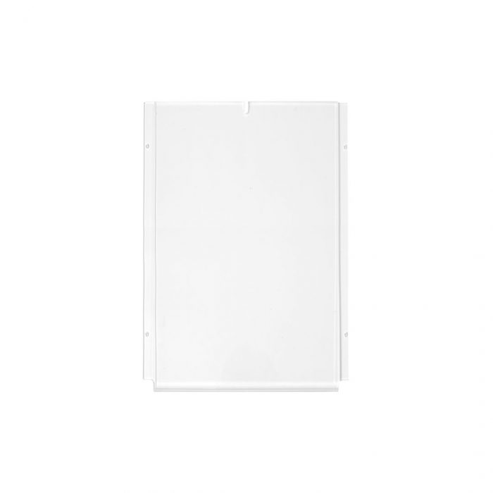 Tasca portavvisi in acrilico f.to 50x70 verticale per sistema a cavetti - immagine 3