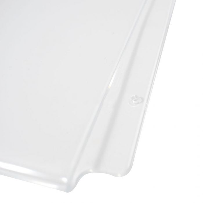 Tasca portavvisi in acrilico f.to 100x140 verticale per sistema a cavetti - immagine 4