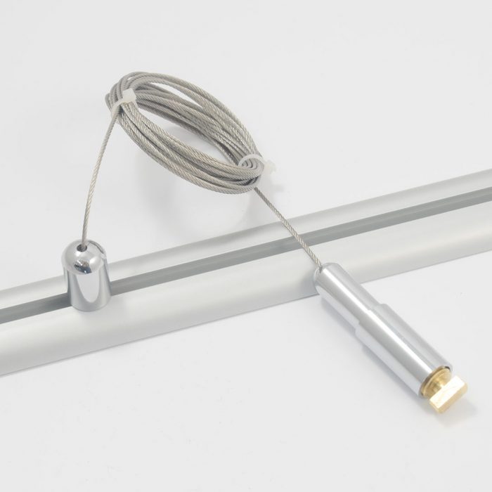 Attacco soffitto/pavimento con cavo lunghezzs 3 metri - Per guida - immagine 2