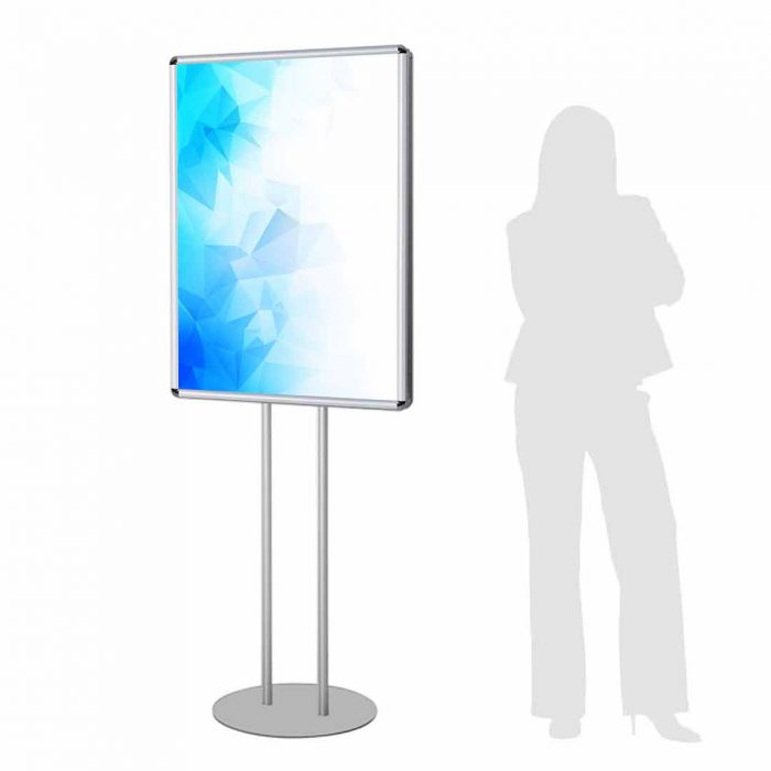Struttura autoportante bifacciale con 2 cornici 70x100 - immagine 6
