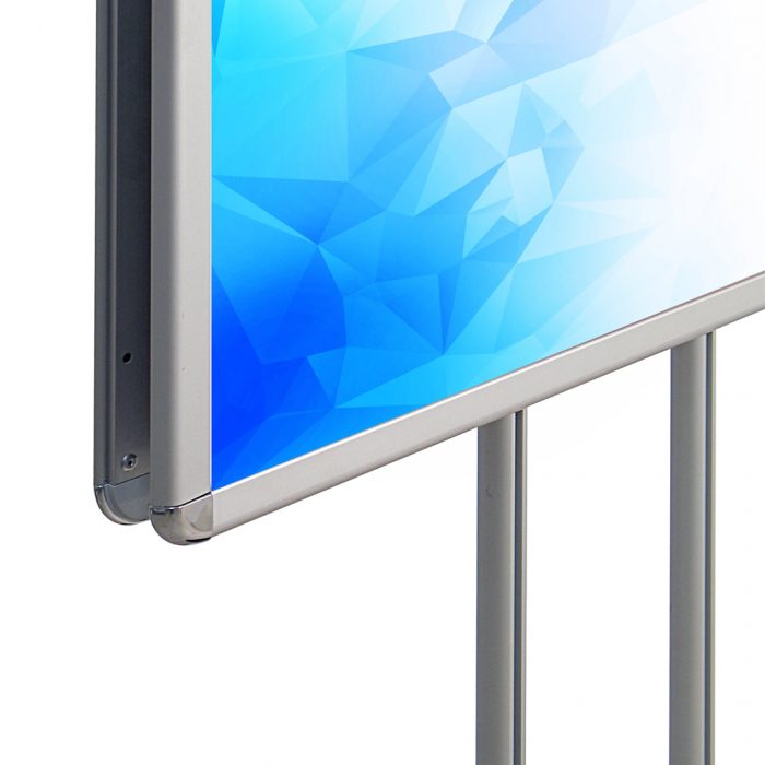Struttura autoportante bifacciale con 2 cornici 50x70 - immagine 2