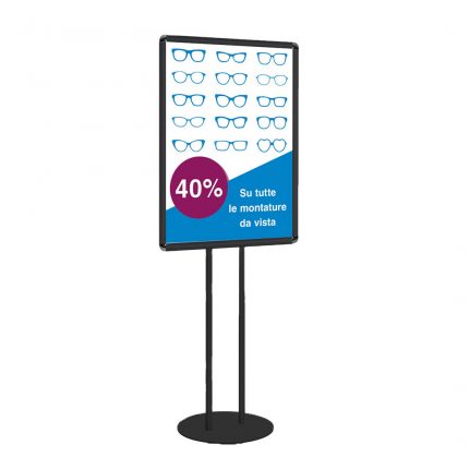 Struttura autoportante bifacciale con 2 cornici 50x70