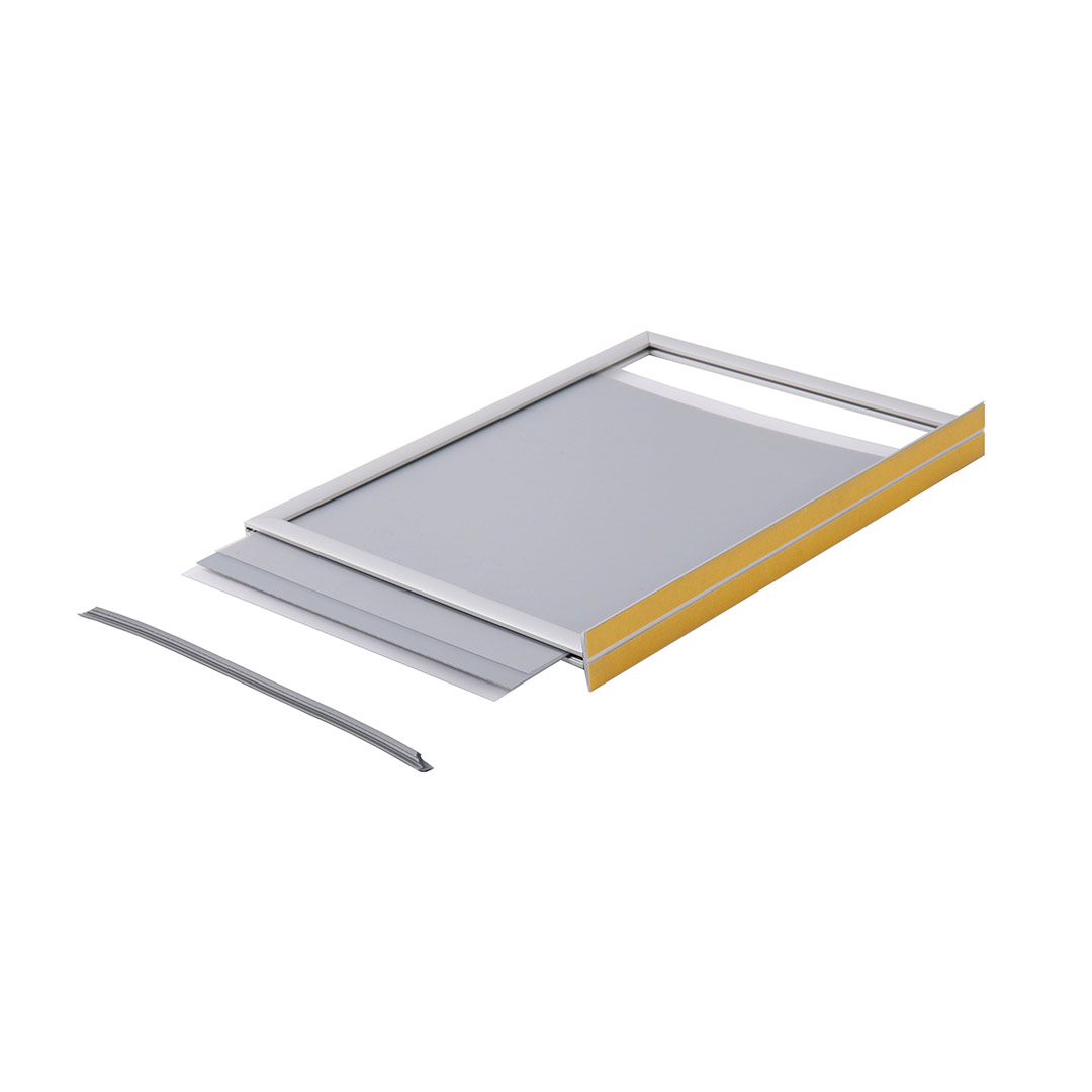Cornice bifacciale da banco con inserimento comunicazione laterale - immagine 2