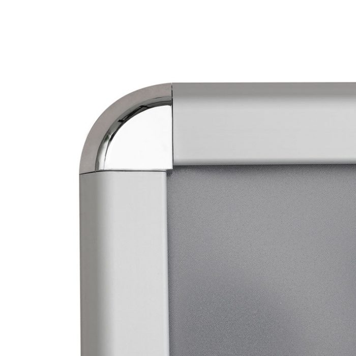 Cornice a scatto con profili frame 32 mm, angoli tondi e PVC frontale anti-riflesso - immagine 3