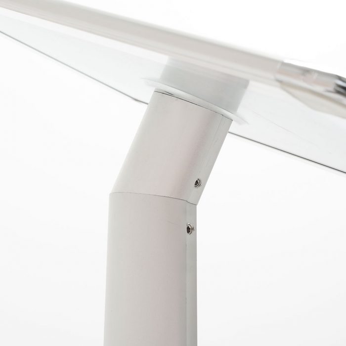 Leggio con cornice orientabile, montante in alluminio e base quadrata in MDF laccato - immagine 6