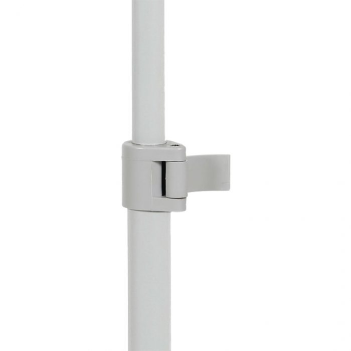 Leggio regolabile in altezza con cornice orientabile con angoli vivi e base tonda in metallo - immagine 6