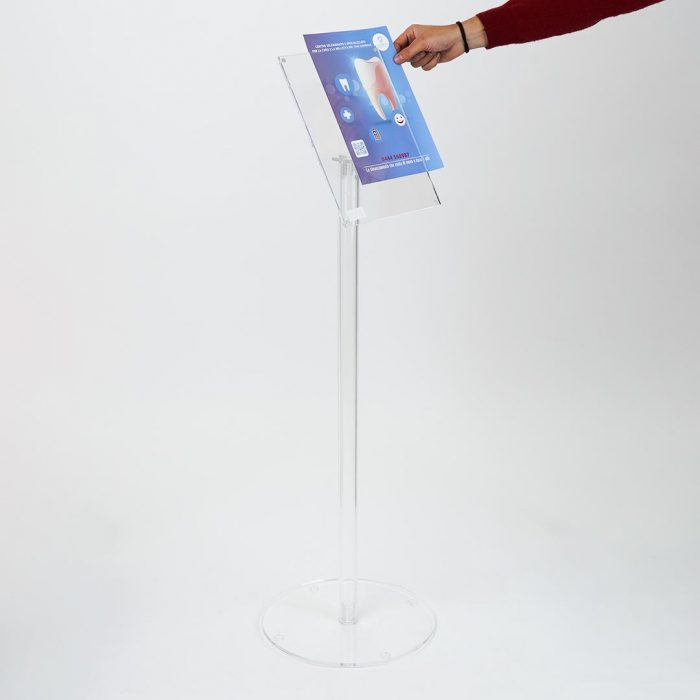 Leggio in acrilico con tasca magnetica orientabile - immagine 3