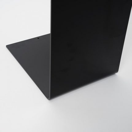 Leggio a L in metallo verniciato con cornice a scatto f.to A4 verticale