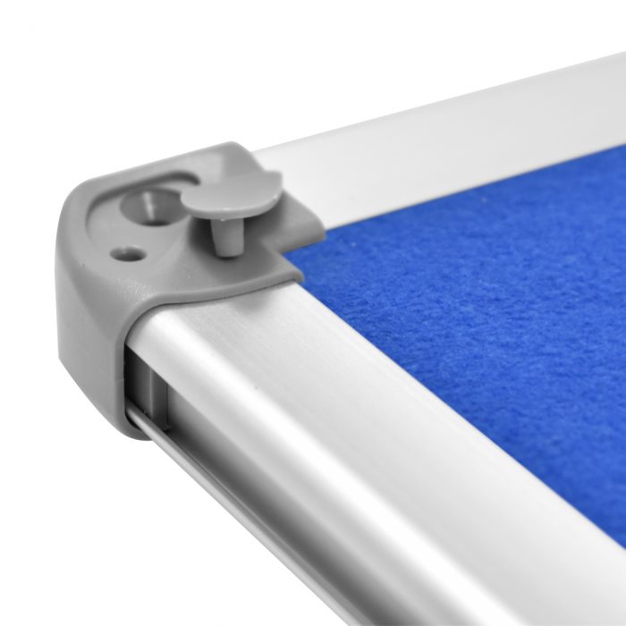 Lavagna con fondo in panno blu - F.to 90x60cm - immagine 2